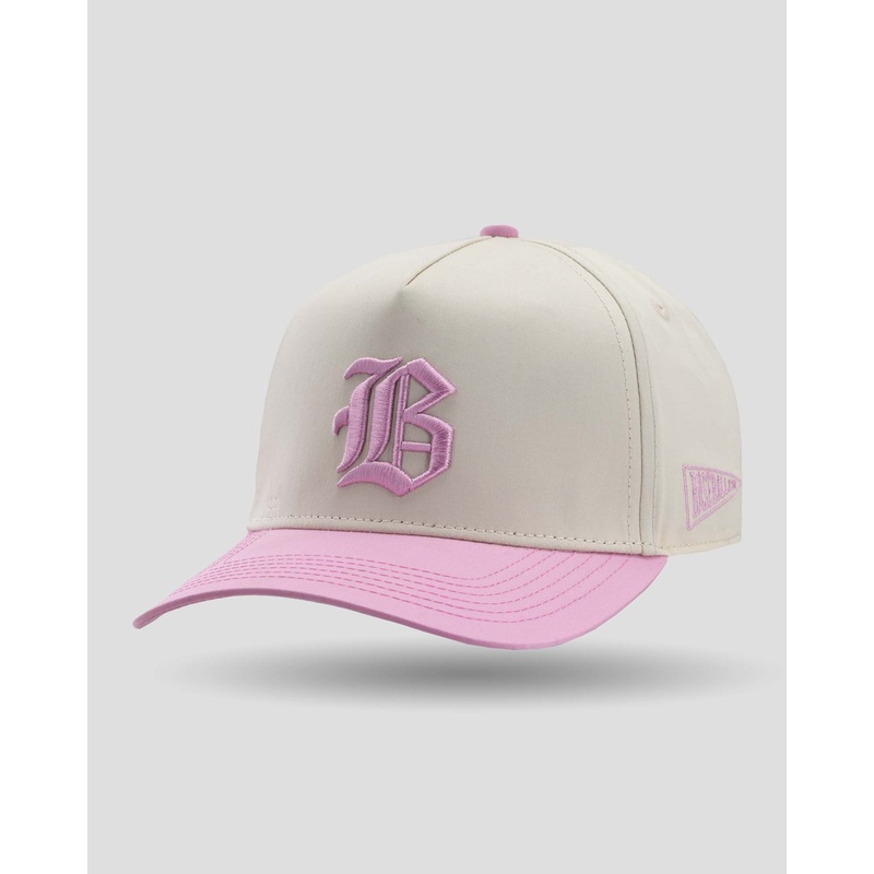 Ballplayer B Five Panel Cap – Pink