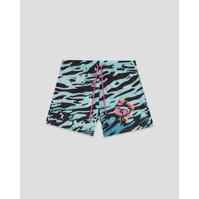 Shark Attack Cage Trunks (Rip Tide) – Youth YS