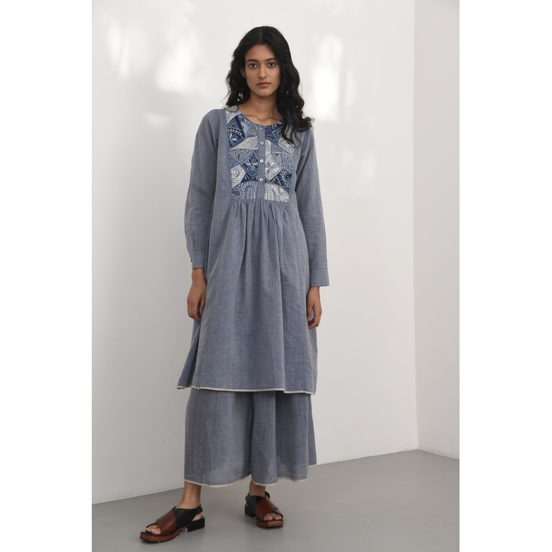 Novara Front Embroidered Dress XS