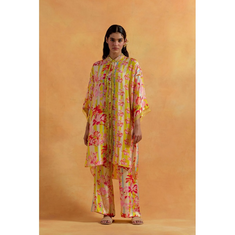 Ecru Printed Co-ord Set XS