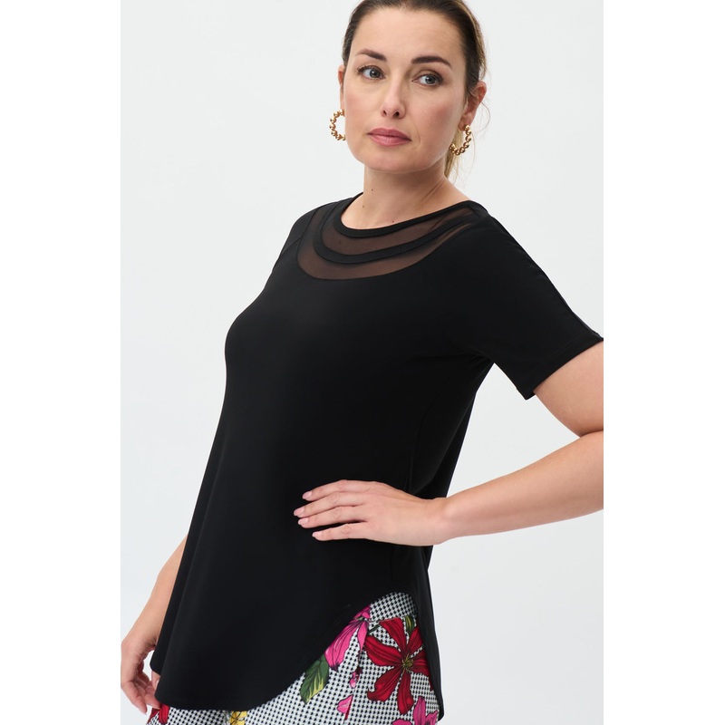 Joseph Ribkoff Black Tunic Style 231158 2