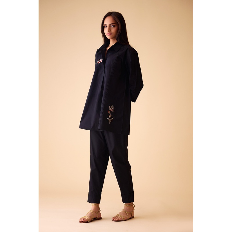 Neela Black Tunic XS