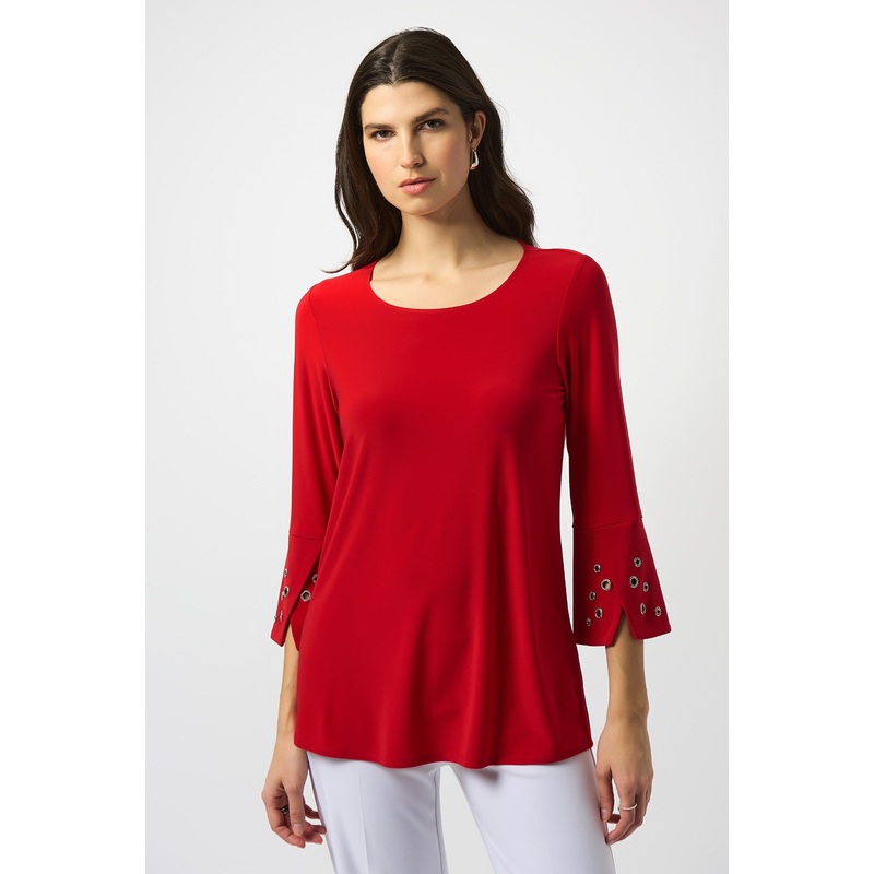 Joseph Ribkoff Fit and Flare Tunic Style 251141 Radiant Red 2
