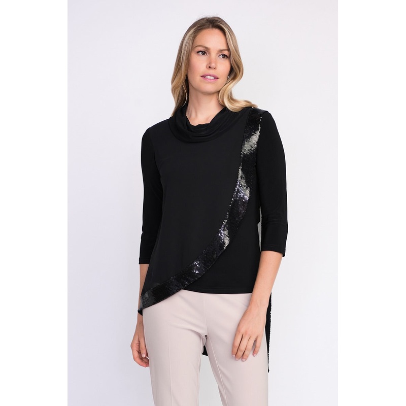 Joseph Ribkoff Black Tunic Style 201125 2