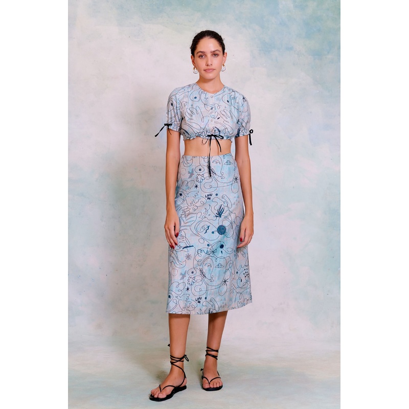 Astra Powder Blue Co-ord Set XS