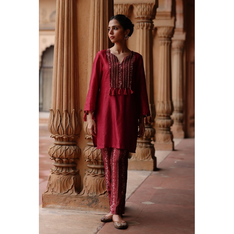 Deep Magenta Tunic Set XS