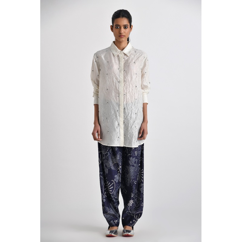 Aria Oversize Crushed Shirt XS