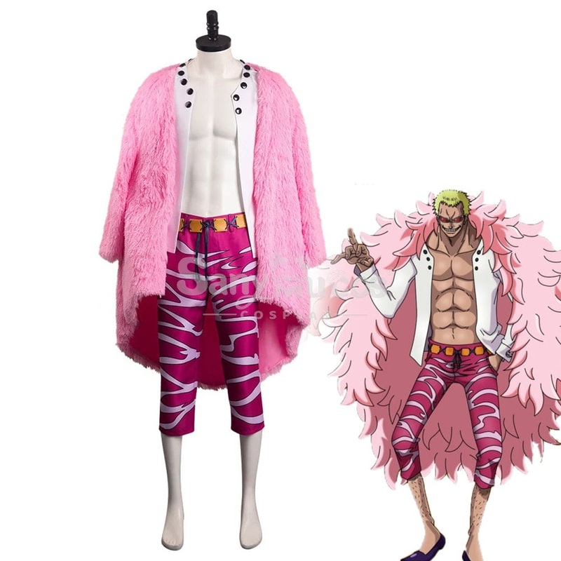 Anime One Piece Cosplay Donquixote Doflamingo Cosplay Costume