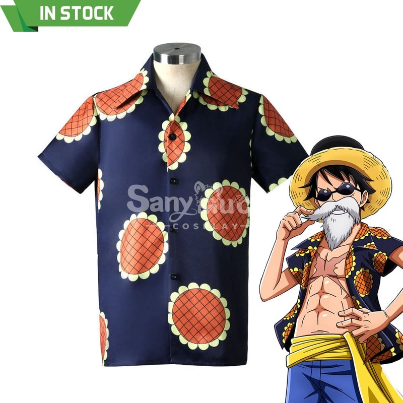 Anime One Piece Cosplay Luffy Sunflower Shirt Cosplay Costume