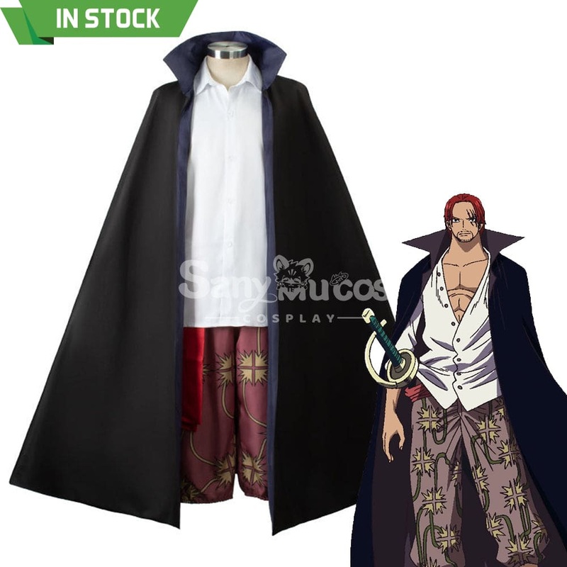 Anime One Piece Cosplay Shanks Cosplay Costume