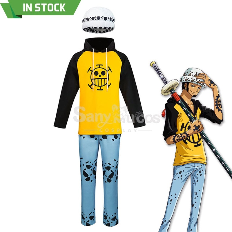 Anime One Piece Cosplay Trafalgar D. Water Law Hoodie Cosplay Costume