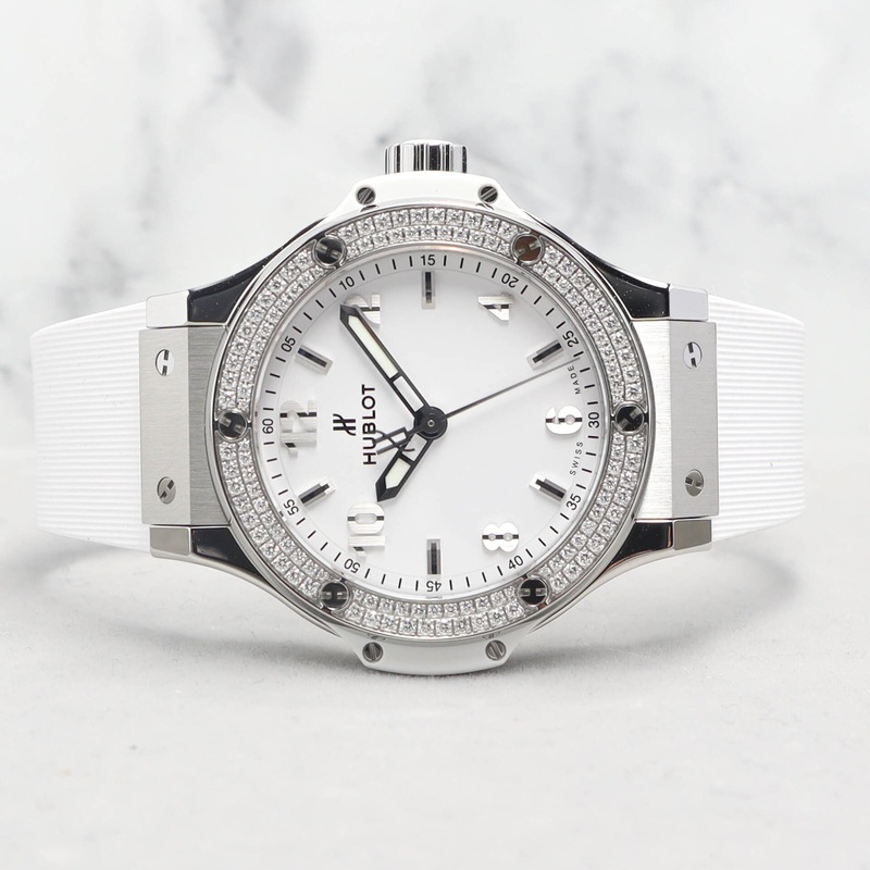 Hublot Big Bang Steel White Diamonds 38mm 361.SE.2010.RW.1104
