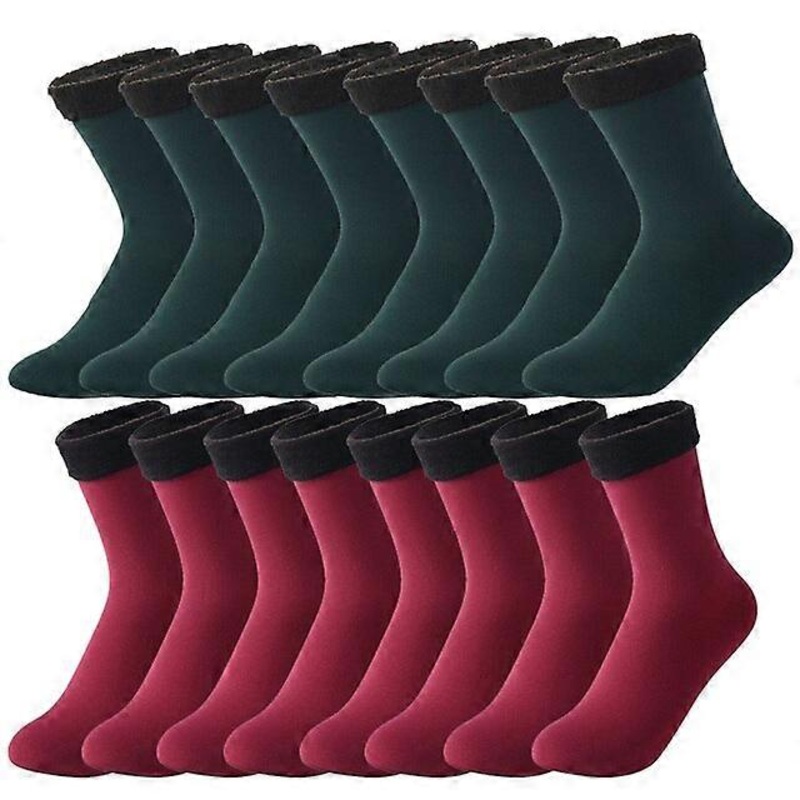 10 Pairs Winter Thermal Socks Women Wool Snow Socks Warm Boots Floor Socks Ladies Men Thick Warm Soft Cashmere Wool Snow Socks | Fruugo SG