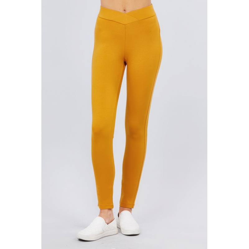FASHNZFAB Mid-rise Ponte Pants