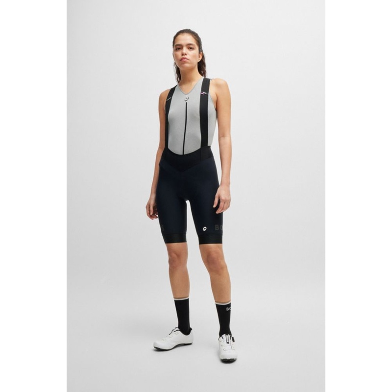 x ASSOS X-frame bib shorts with shock-absorbing foam insert