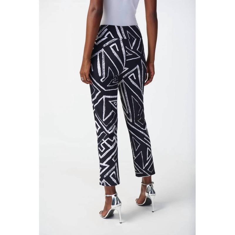 Abstract Pant In Black & White