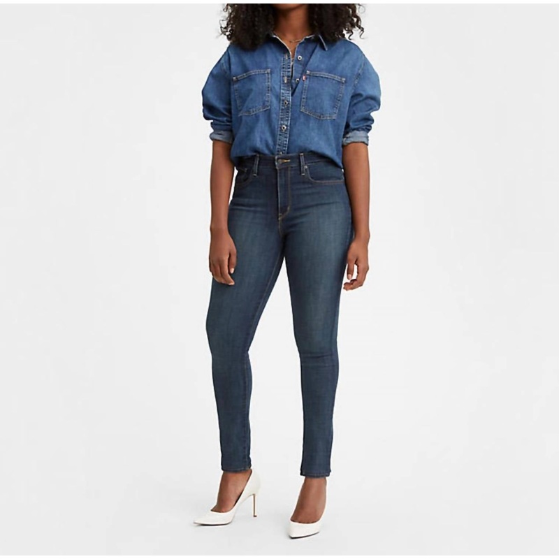 721 High Rise Skinny Jean In Blue Story