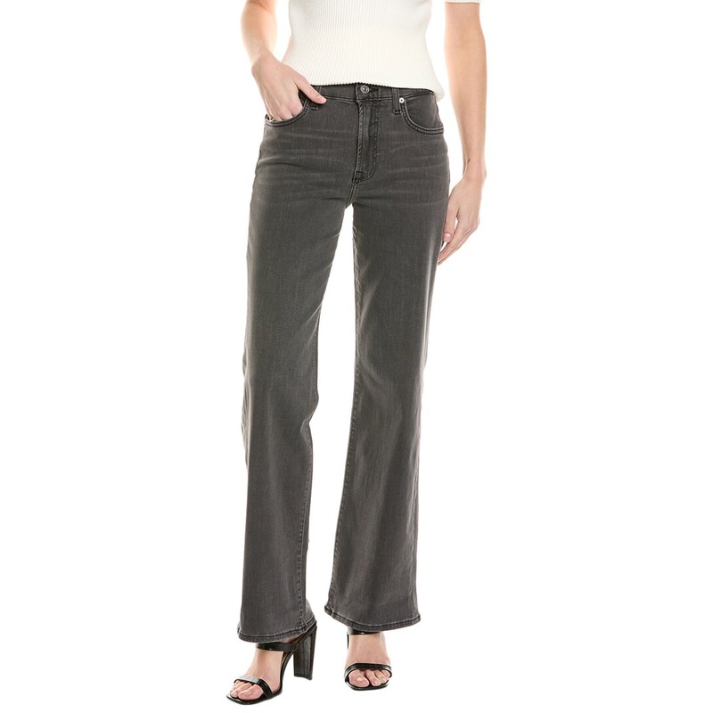 7 For All Mankind Alexa Washed Black Trouser Jean