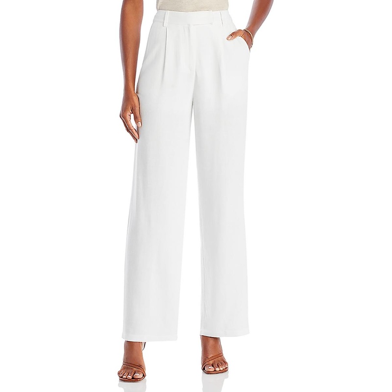 Womens Slim High Rise High-Waisted Pants