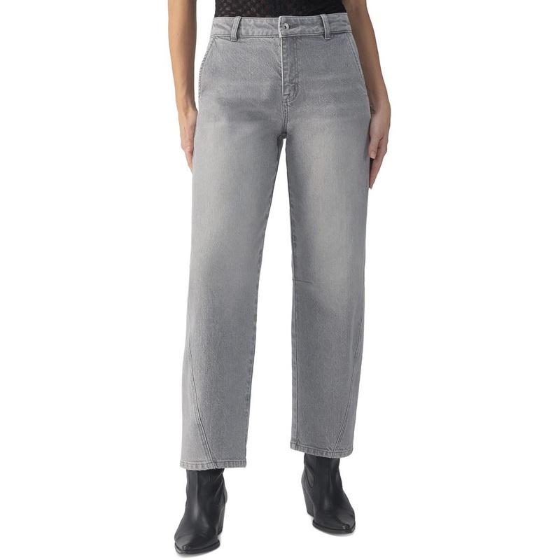 Womens Stretch Denim Straight Leg Jeans SSL881759307752