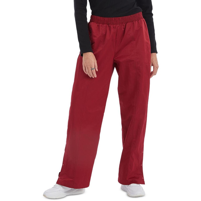 Womens Woven Logo Wide Leg Pants