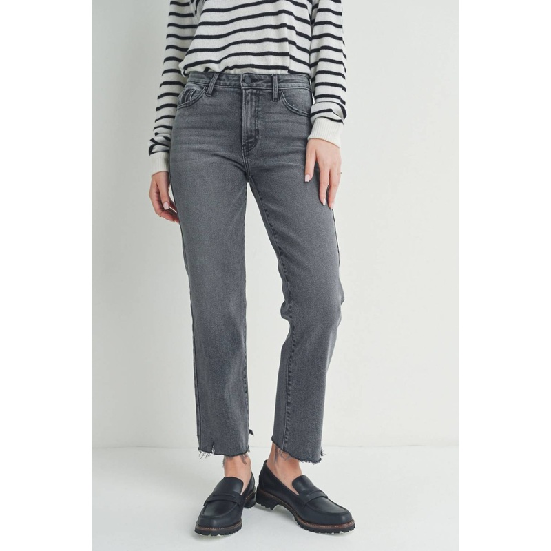 Your Vintage Straight Jeans In Grey