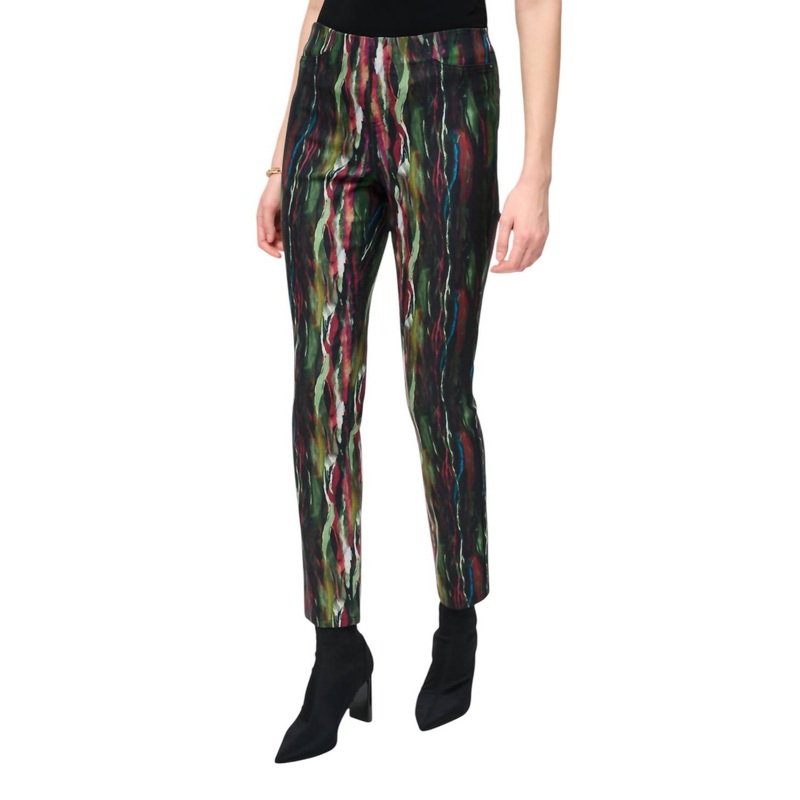Abstract Print Classic Pants In Multi