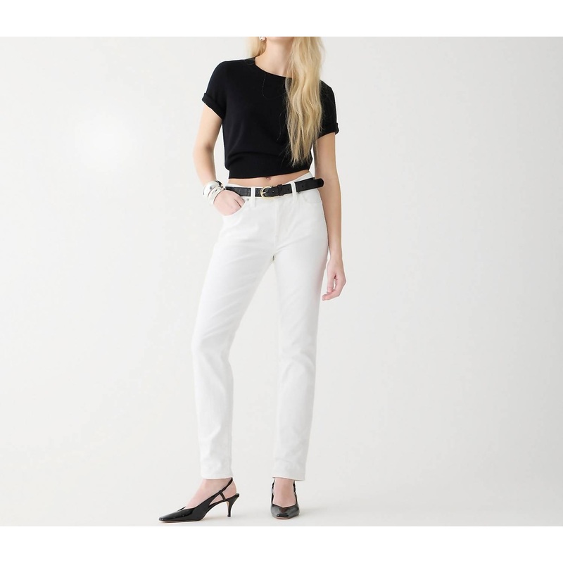 9 Vintage Slim-Straight Jean In White Wash