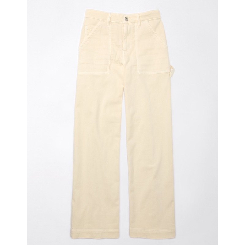 AE Dreamy Drape Woven Super High-Waisted Baggy Wide-Leg Pant SSL881758941248