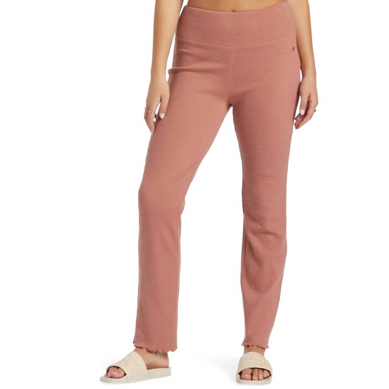 Zuma Knit Pants In Cedar Wood