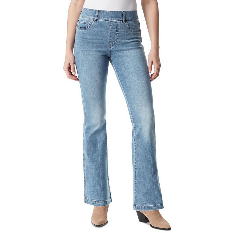 Womens Stretch Denim Flared Jeans SSL881759307852