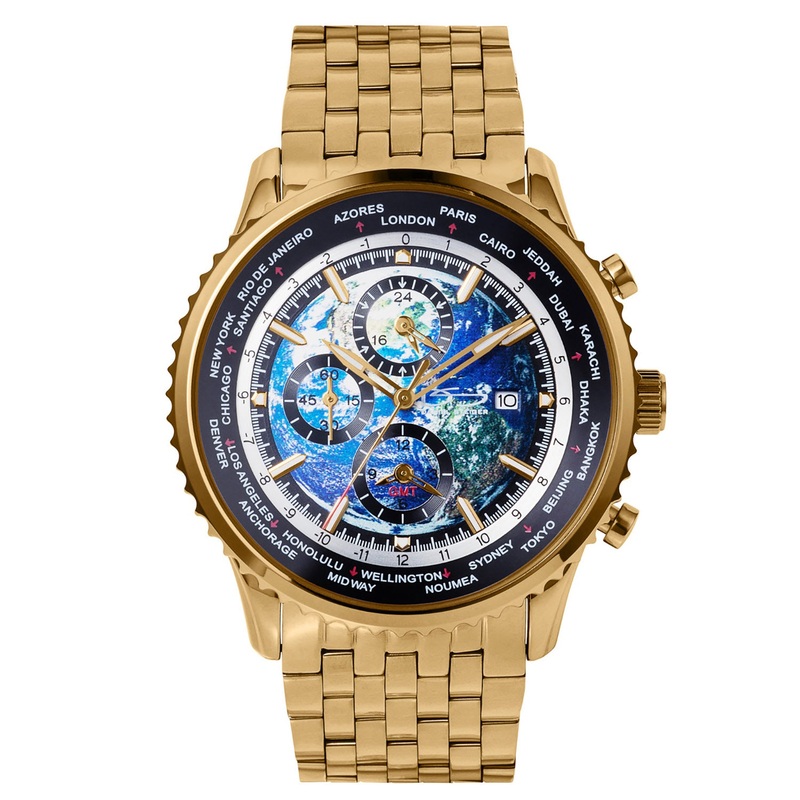 World Time Gold Men’s Watch