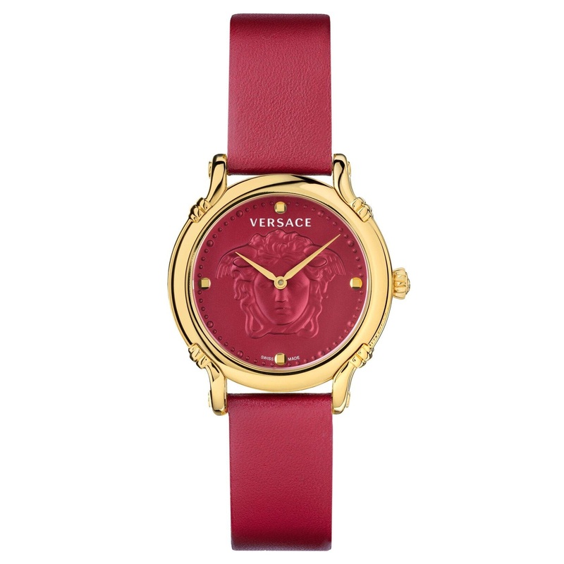 Versace Safety Pin Ladies’ Red Watch VEPN00220