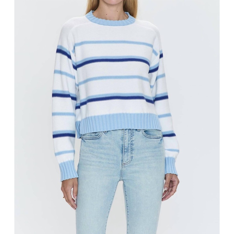 Adina Sweater In Pacific Stripe
