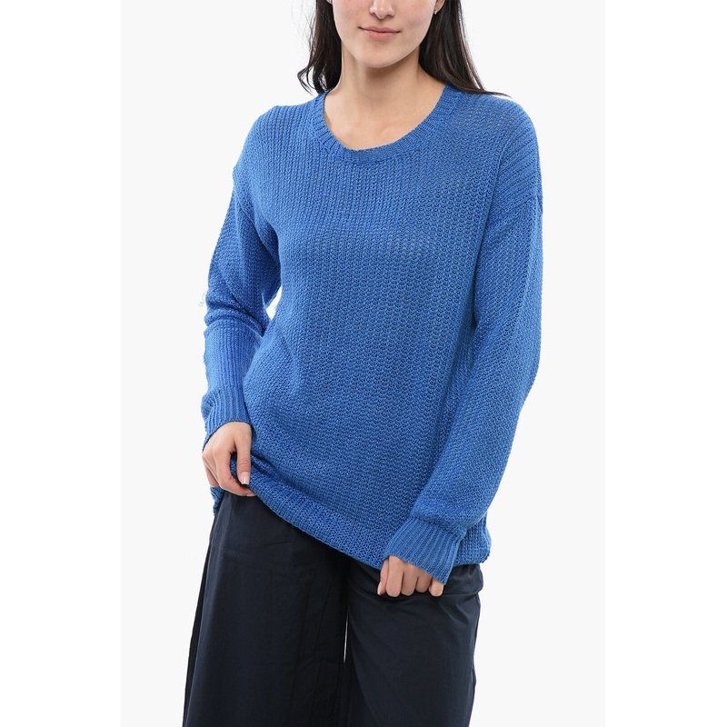 Woolrich Crew Neck Linen Sweater SSL881758823513