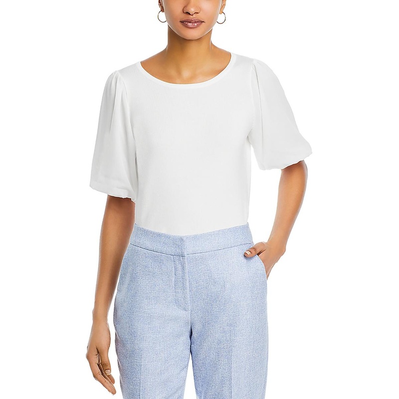 Womens Solid Rayon Pullover Sweater