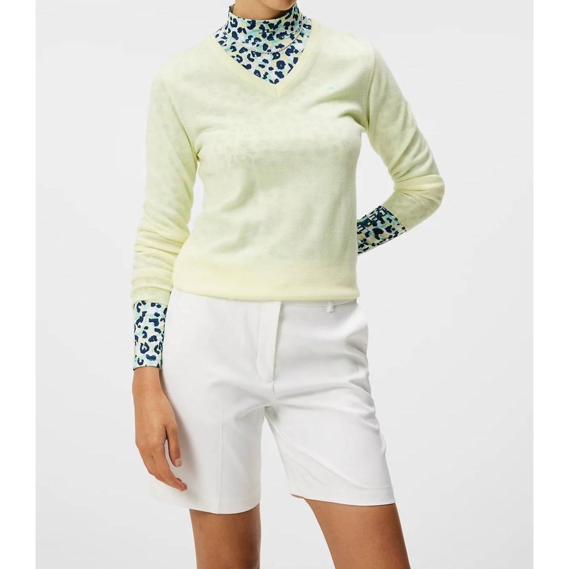 Amaya Knitted Sweater In Wax Yellow