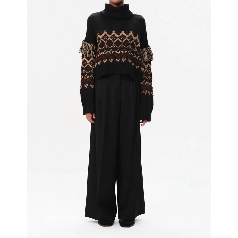 Aguilar Dara Turtleneck Sweater In Black