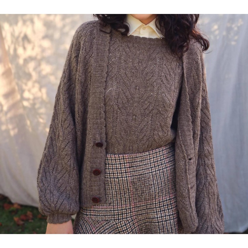 Wrye Cardigan In Loam